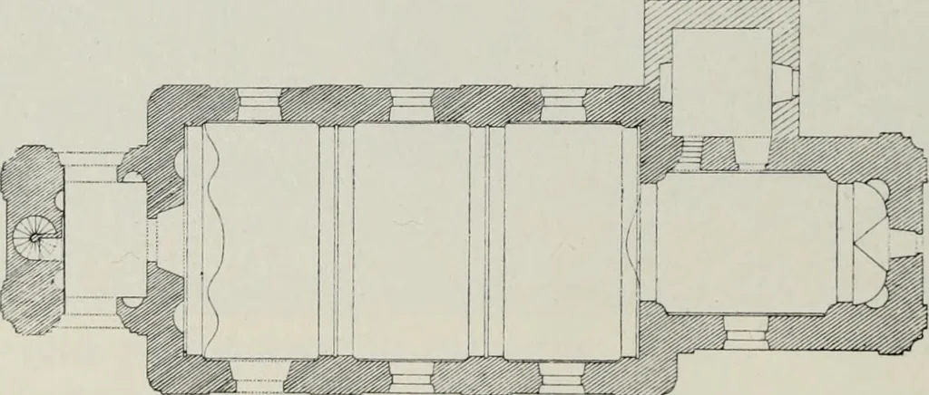 An illustration from Topographie der historischen und Kunst-Denkmale im politischen Bezirke Pribram, 1902, leaf 65