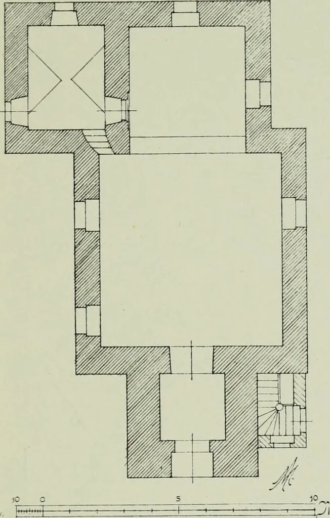 An illustration from Topographie der historischen und Kunst-Denkmale im politischen Bezirke Pribram, 1902, leaf 76