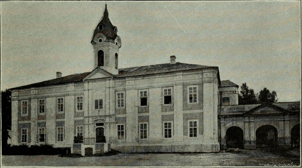 An illustration from Topographie der historischen und Kunst-Denkmale im politischen Bezirke Pribram, 1902, leaf 80