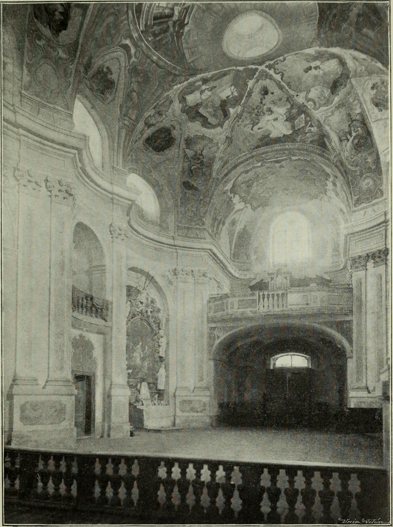 An illustration from Topographie der historischen und Kunst-Denkmale im politischen Bezirke Pribram, 1902, leaf 96
