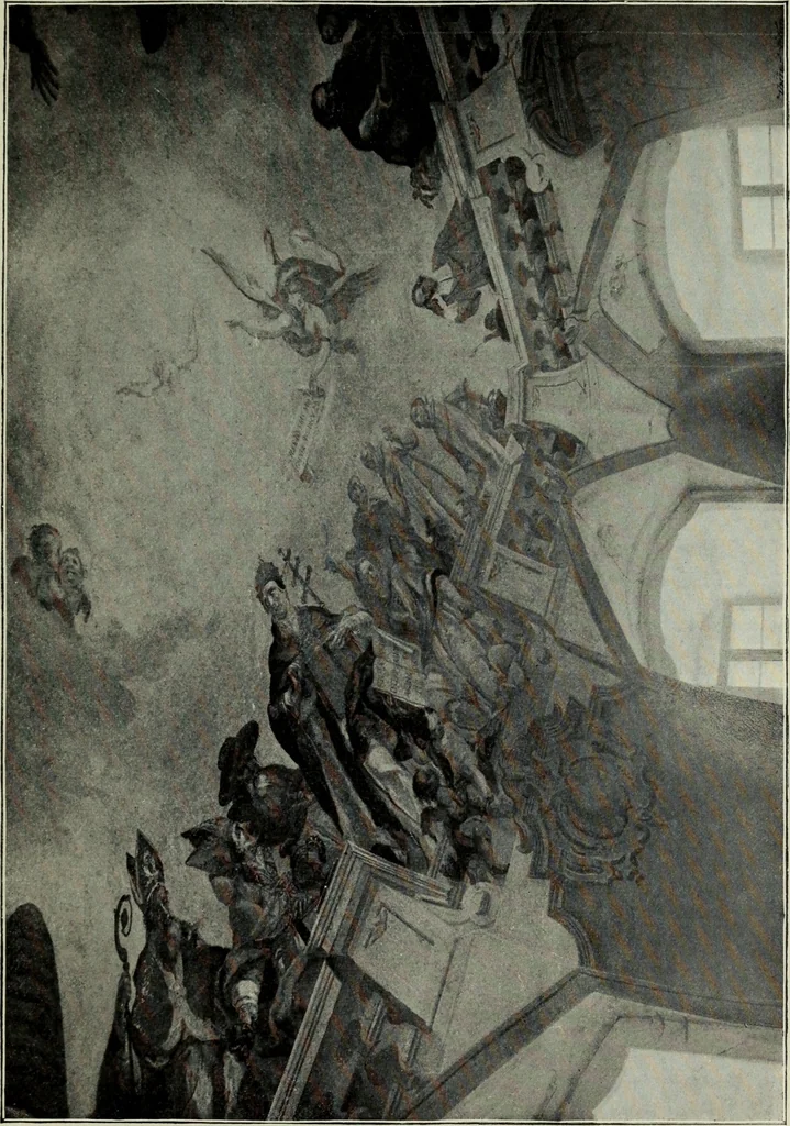 An illustration from Topographie der historischen und Kunst-Denkmale im politischen Bezirke Pribram, 1902, leaf 98