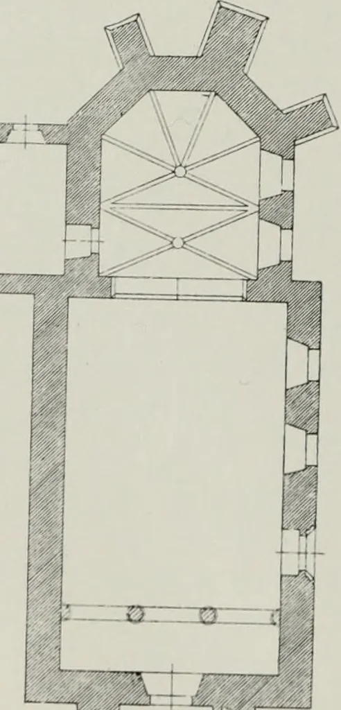 An illustration from Topographie der historischen und Kunst-Denkmale im politischen Bezirke Pribram, 1902, leaf 99