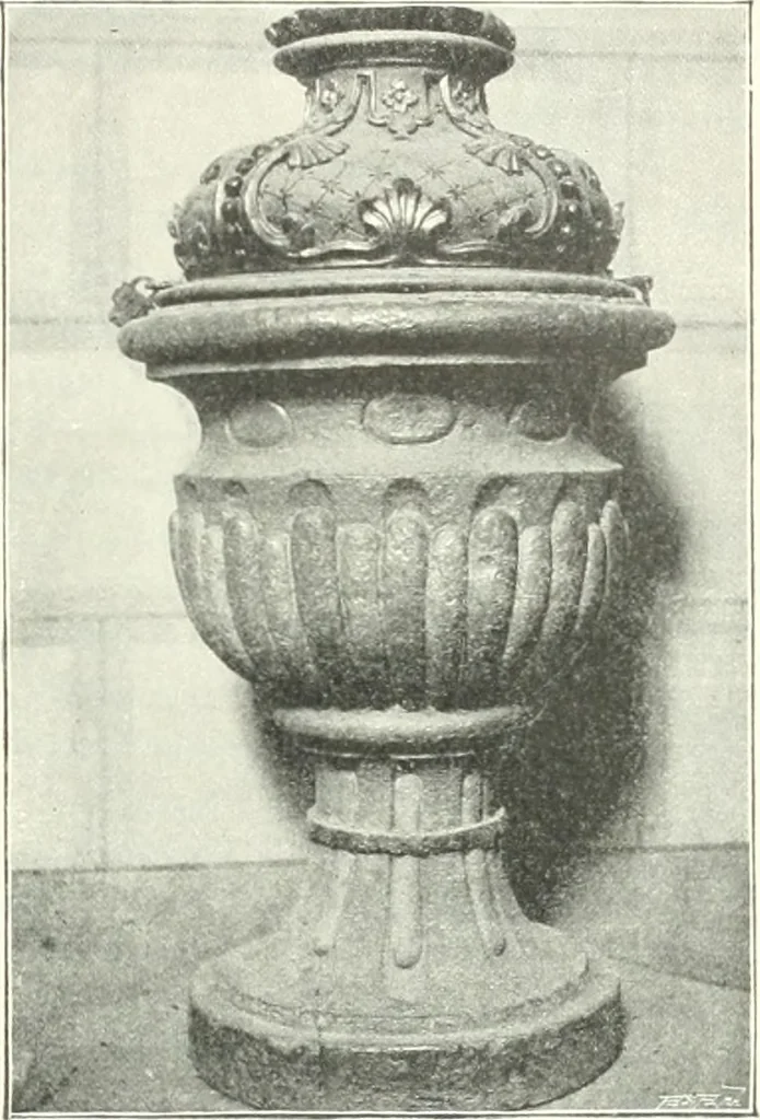An illustration from Topographie der historischen und Kunst-Denkmale im Königreiche Böhmen von der Urzeit bis zum Anfange des XIX Jahrhundertes, 1897, leaf 104