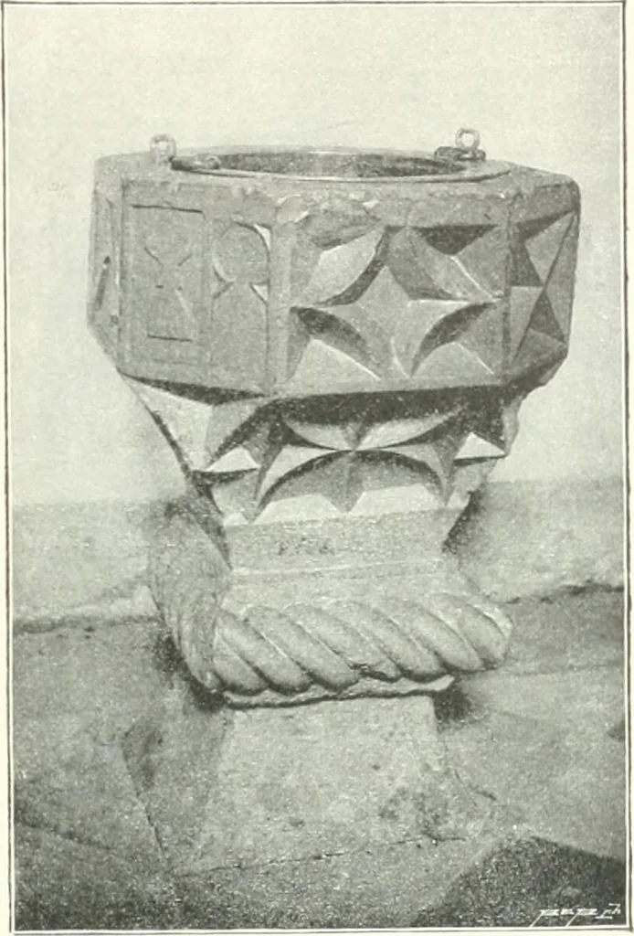 An illustration from Topographie der historischen und Kunst-Denkmale im Königreiche Böhmen von der Urzeit bis zum Anfange des XIX Jahrhundertes, 1897, leaf 114