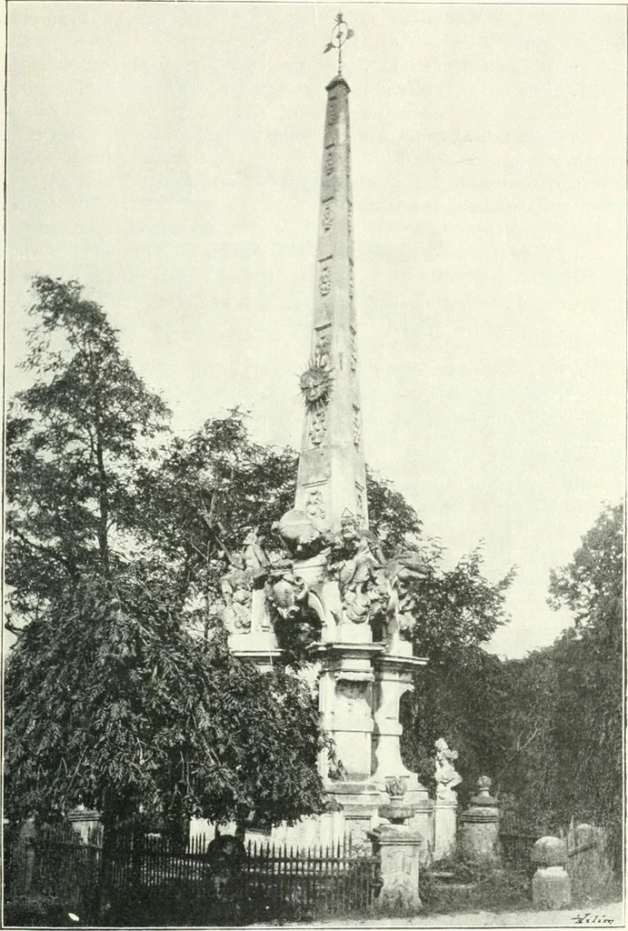 An illustration from Topographie der historischen und Kunst-Denkmale im Königreiche Böhmen von der Urzeit bis zum Anfange des XIX Jahrhundertes, 1897, leaf 122