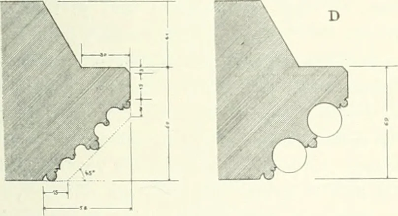 An illustration from Topographie der historischen und Kunst-Denkmale im Königreiche Böhmen von der Urzeit bis zum Anfange des XIX Jahrhundertes, 1897, leaf 28