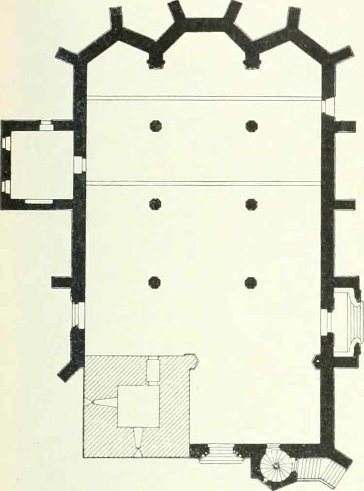 An illustration from Topographie der historischen und Kunst-Denkmale im Königreiche Böhmen von der Urzeit bis zum Anfange des XIX Jahrhundertes, 1897, leaf 38