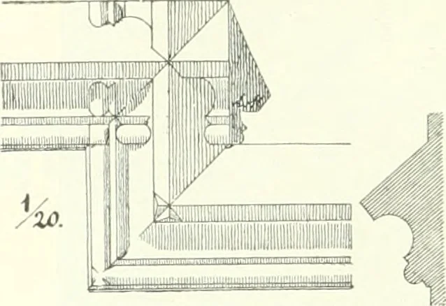 An illustration from Topographie der historischen und Kunst-Denkmale im Königreiche Böhmen von der Urzeit bis zum Anfange des XIX Jahrhundertes, 1897, leaf 45