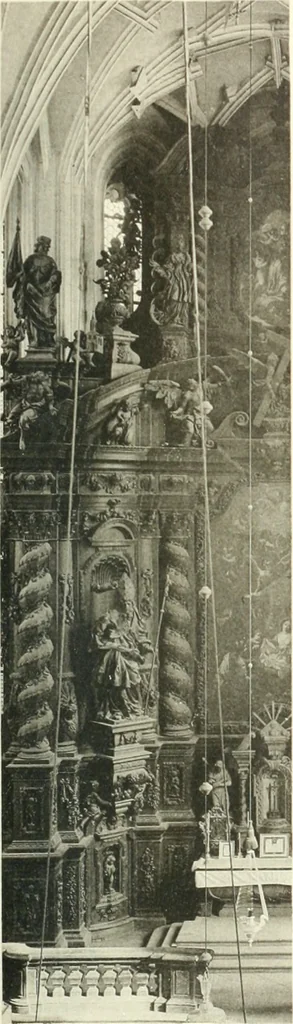 An illustration from Topographie der historischen und Kunst-Denkmale im Königreiche Böhmen von der Urzeit bis zum Anfange des XIX Jahrhundertes, 1897, leaf 48