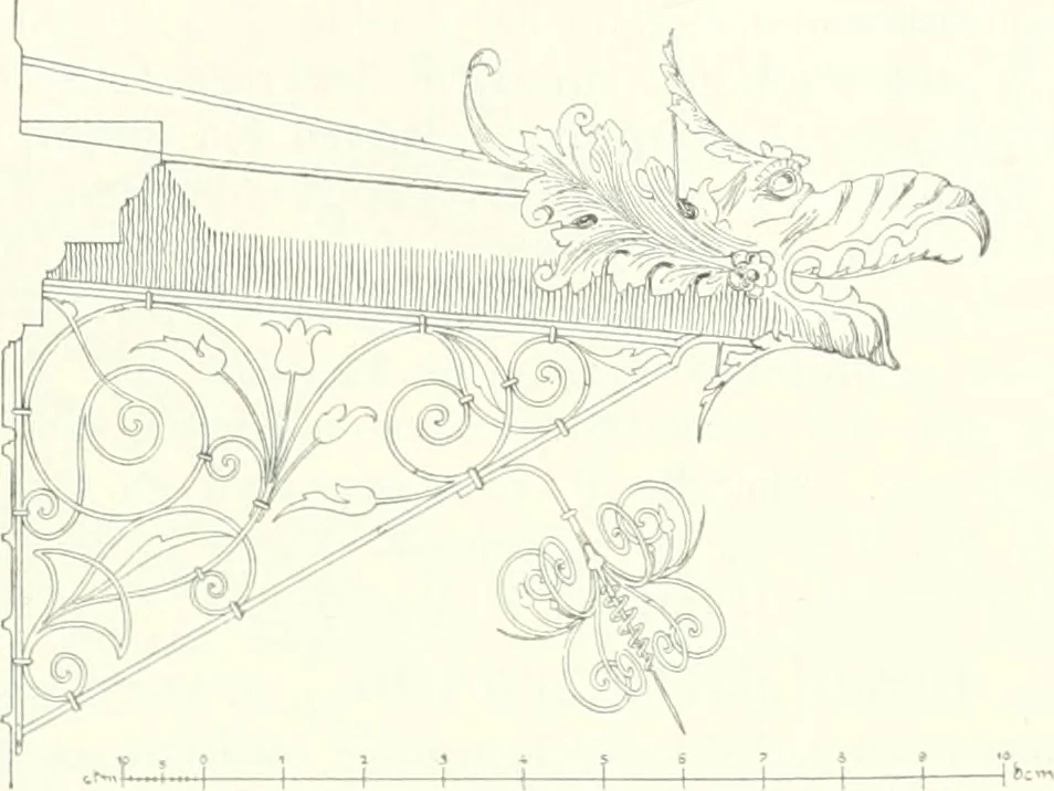 An illustration from Topographie der historischen und Kunst-Denkmale im Königreiche Böhmen von der Urzeit bis zum Anfange des XIX Jahrhundertes, 1897, leaf 62