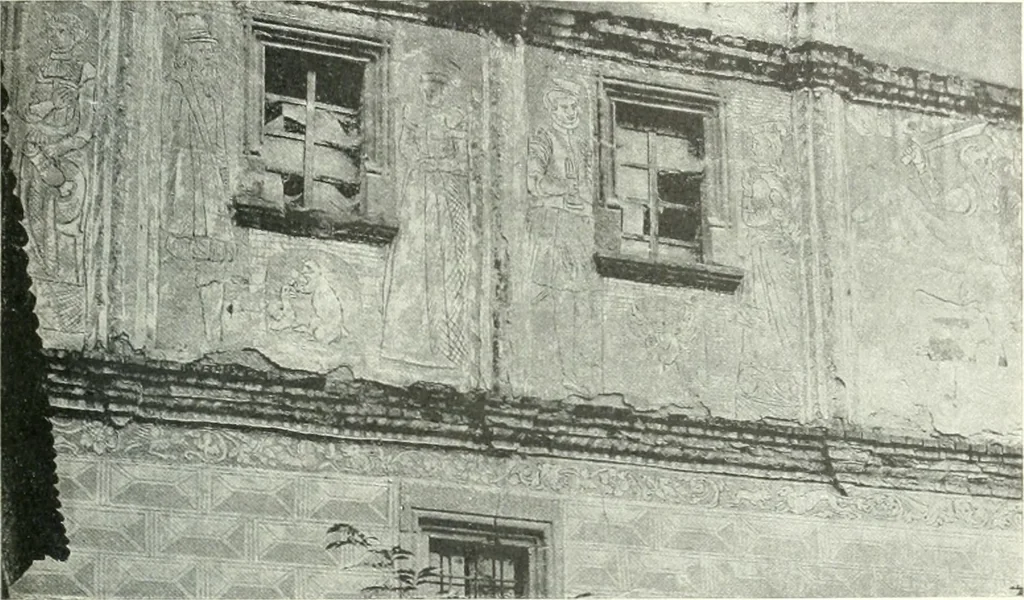 An illustration from Topographie der historischen und Kunst-Denkmale im Königreiche Böhmen von der Urzeit bis zum Anfange des XIX Jahrhundertes, 1897, leaf 70