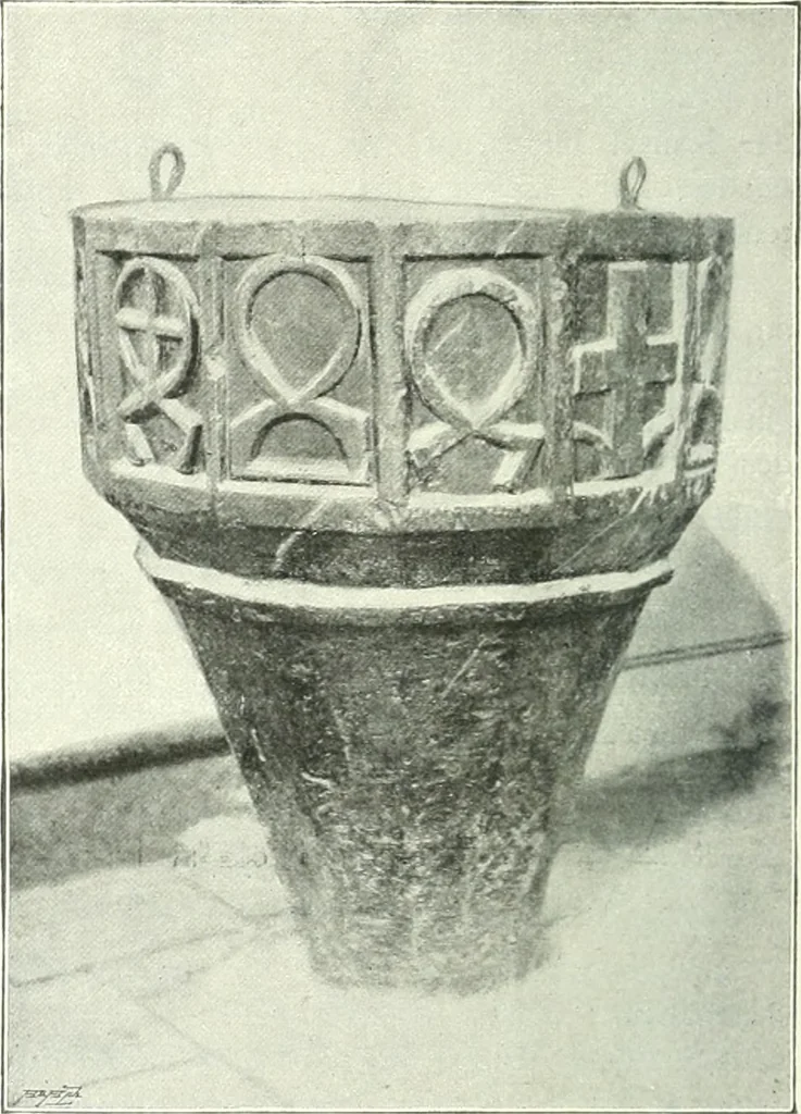 An illustration from Topographie der historischen und Kunst-Denkmale im Königreiche Böhmen von der Urzeit bis zum Anfange des XIX Jahrhundertes, 1897, leaf 79