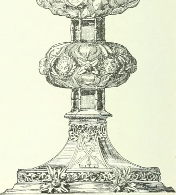 An illustration from Topographie der historischen und Kunst-Denkmale im Königreiche Böhmen von der Urzeit bis zum Anfange des XIX Jahrhundertes, 1897, leaf 81