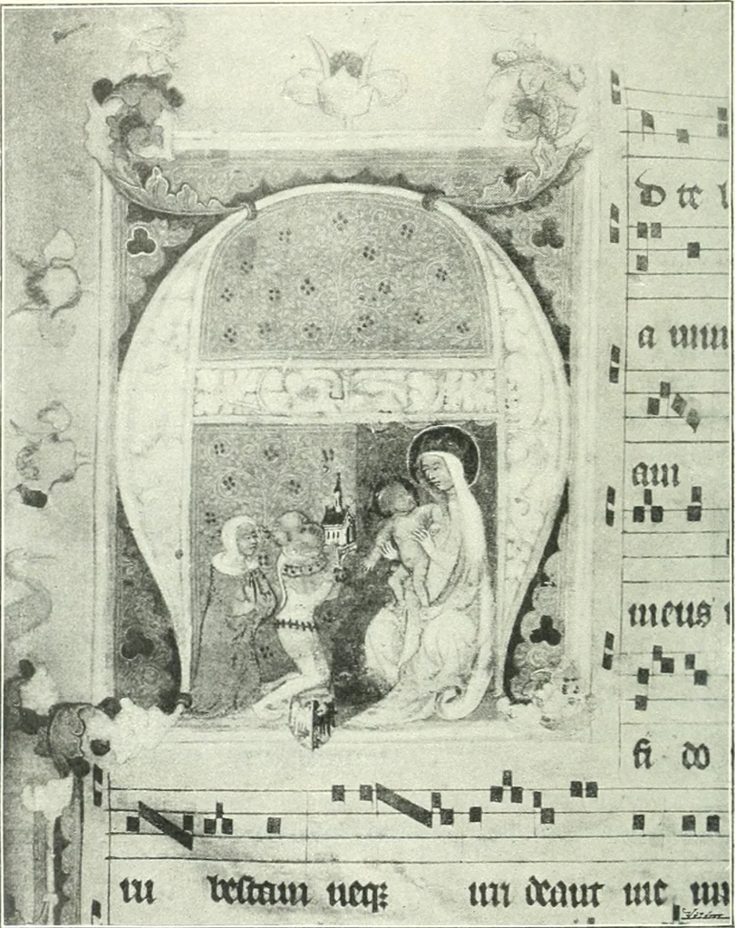 An illustration from Topographie der historischen und Kunst-Denkmale im Königreiche Böhmen von der Urzeit bis zum Anfange des XIX Jahrhundertes, 1897, leaf 93