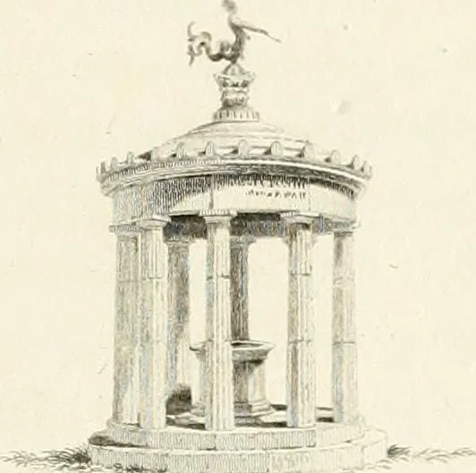 An illustration from Pompeiana : the topography, edifices, and ornaments of Pompeii, 1821, leaf 12