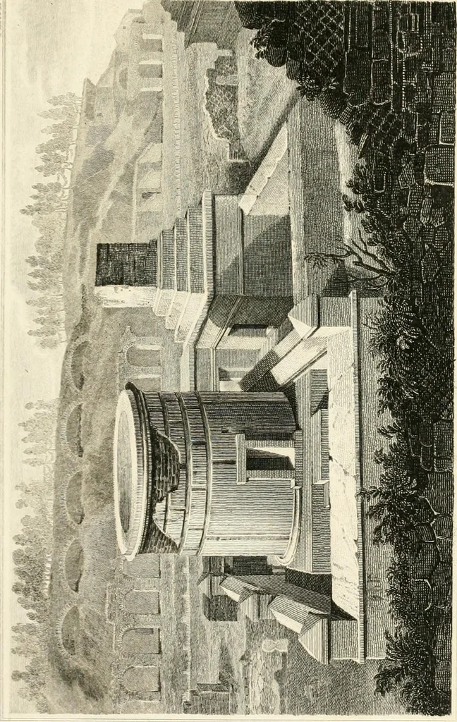 An illustration from Pompeiana : the topography, edifices, and ornaments of Pompeii, 1821, leaf 180