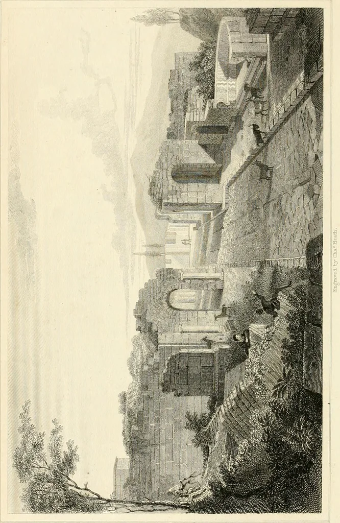 An illustration from Pompeiana : the topography, edifices, and ornaments of Pompeii, 1821, leaf 201