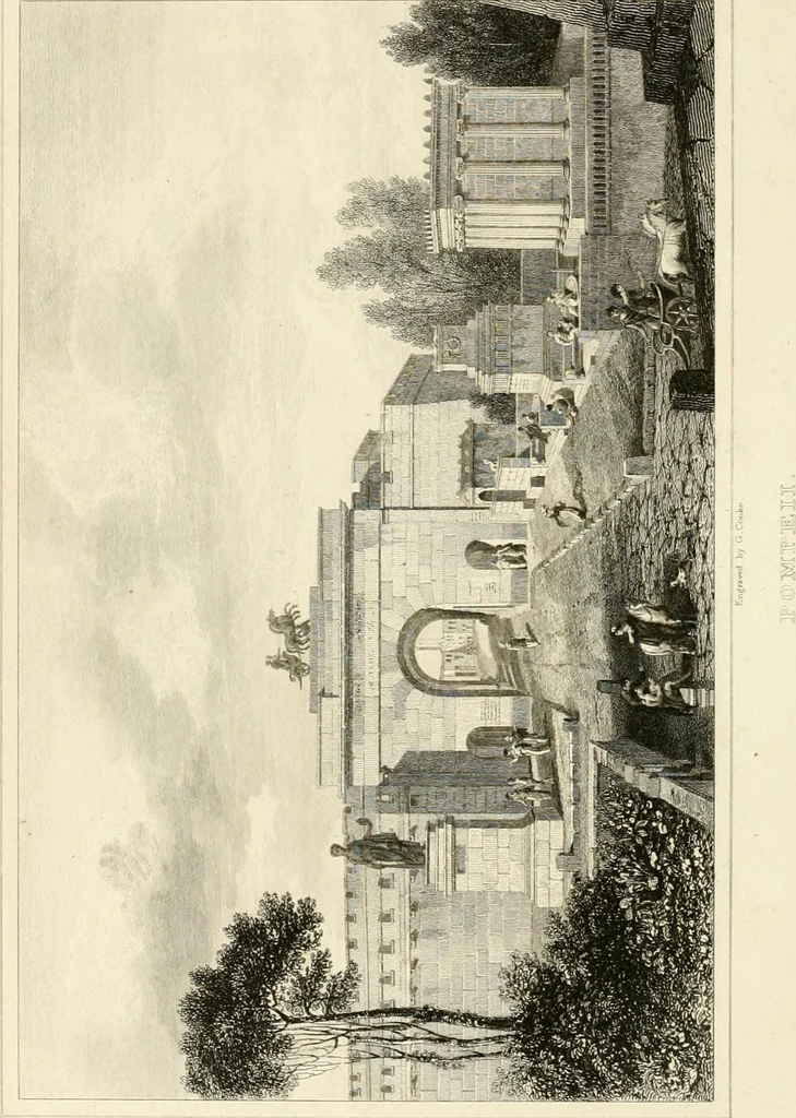 An illustration from Pompeiana : the topography, edifices, and ornaments of Pompeii, 1821, leaf 217
