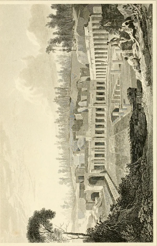 An illustration from Pompeiana : the topography, edifices, and ornaments of Pompeii, 1821, leaf 249