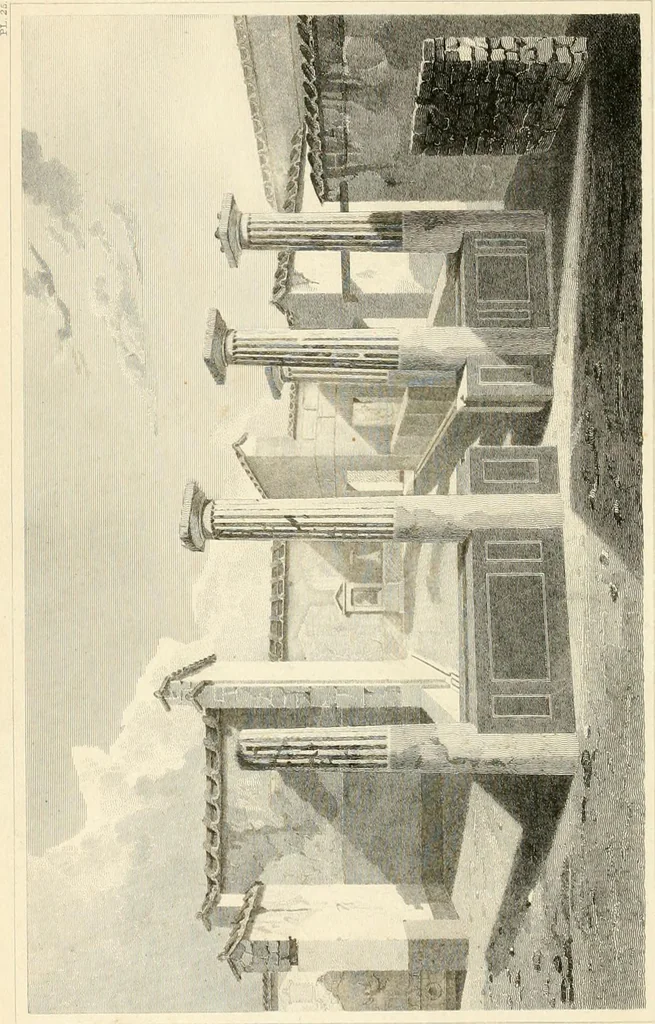 An illustration from Pompeiana : the topography, edifices, and ornaments of Pompeii, 1821, leaf 263