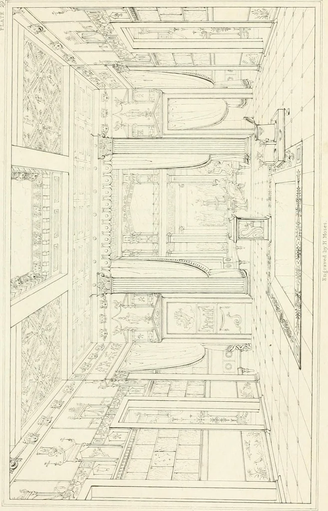 An illustration from Pompeiana : the topography, edifices, and ornaments of Pompeii, 1821, leaf 276