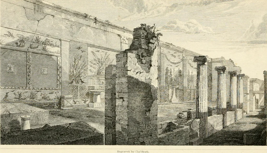 An illustration from Pompeiana : the topography, edifices, and ornaments of Pompeii, 1821, leaf 283