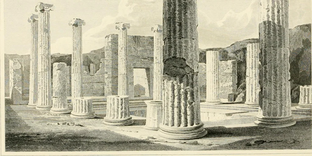 An illustration from Pompeiana : the topography, edifices, and ornaments of Pompeii, 1821, leaf 301