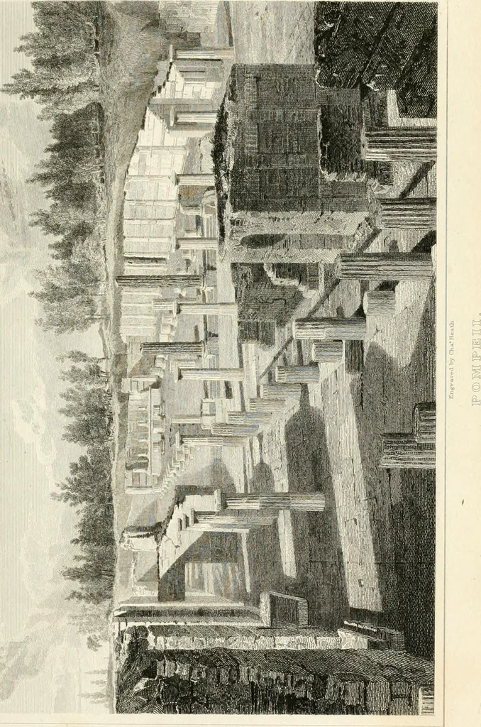 An illustration from Pompeiana : the topography, edifices, and ornaments of Pompeii, 1821, leaf 354