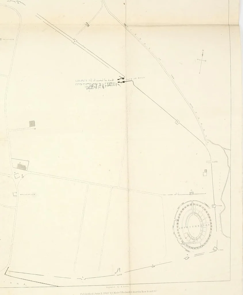 An illustration from Pompeiana : the topography, edifices, and ornaments of Pompeii, 1821, leaf 36