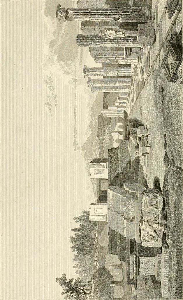 An illustration from Pompeiana : the topography, edifices, and ornaments of Pompeii, 1821, leaf 379