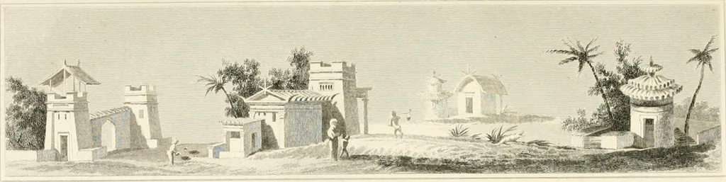 An illustration from Pompeiana : the topography, edifices, and ornaments of Pompeii, 1821, leaf 384