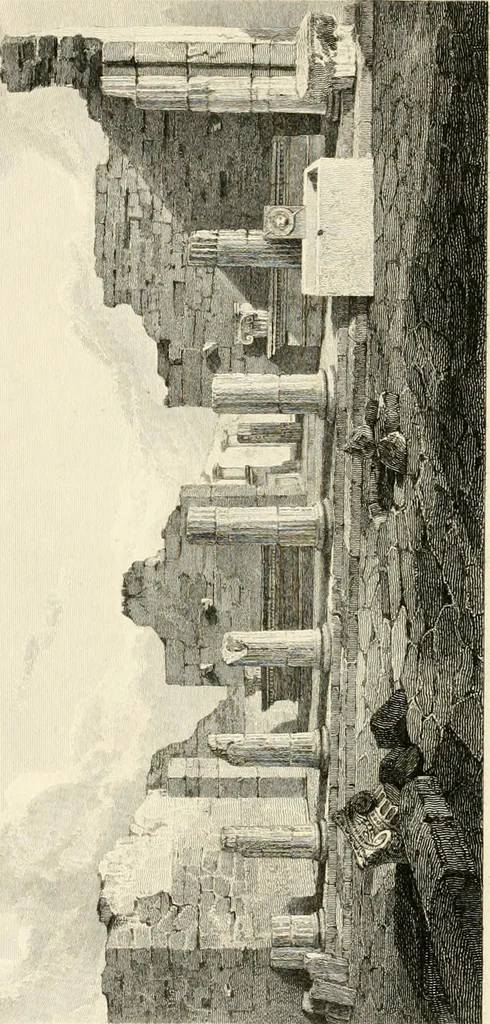 An illustration from Pompeiana : the topography, edifices, and ornaments of Pompeii, 1821, leaf 421