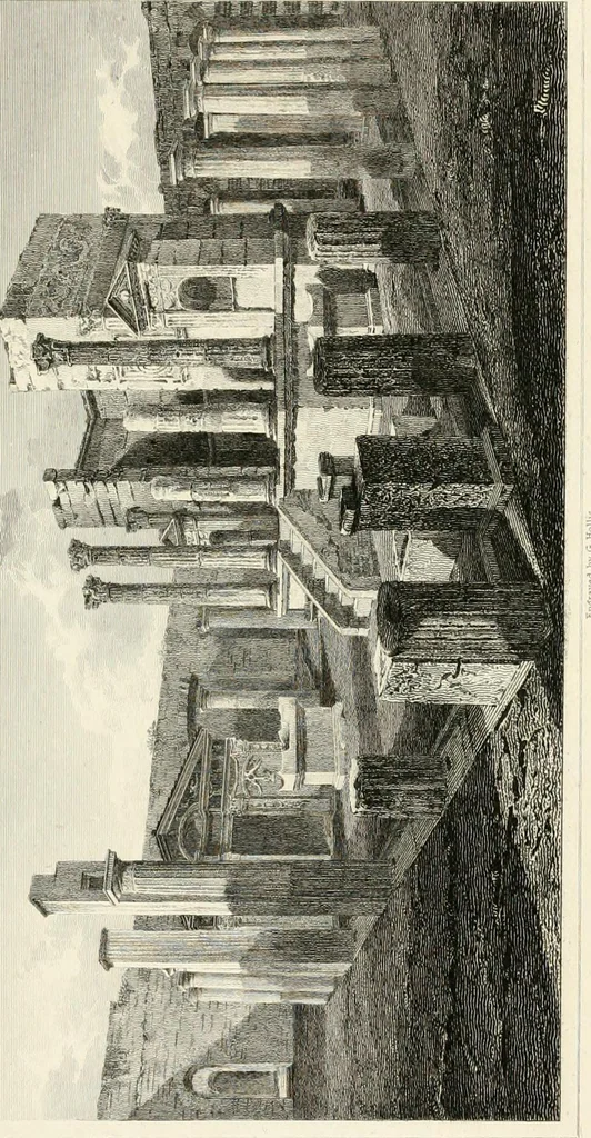 An illustration from Pompeiana : the topography, edifices, and ornaments of Pompeii, 1821, leaf 432