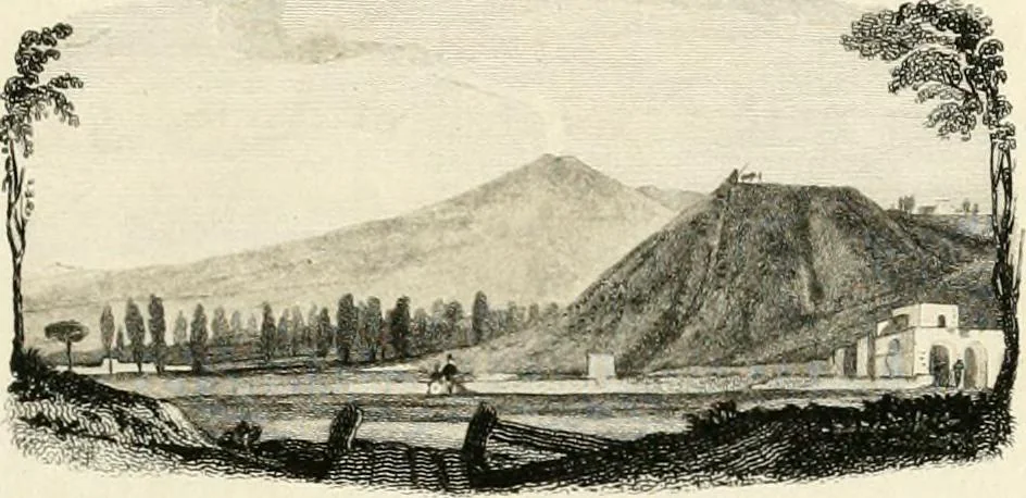An illustration from Pompeiana : the topography, edifices, and ornaments of Pompeii, 1821, leaf 44