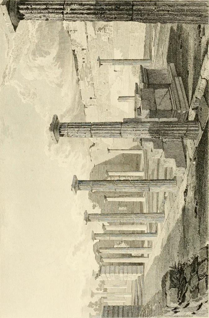 An illustration from Pompeiana : the topography, edifices, and ornaments of Pompeii, 1821, leaf 445