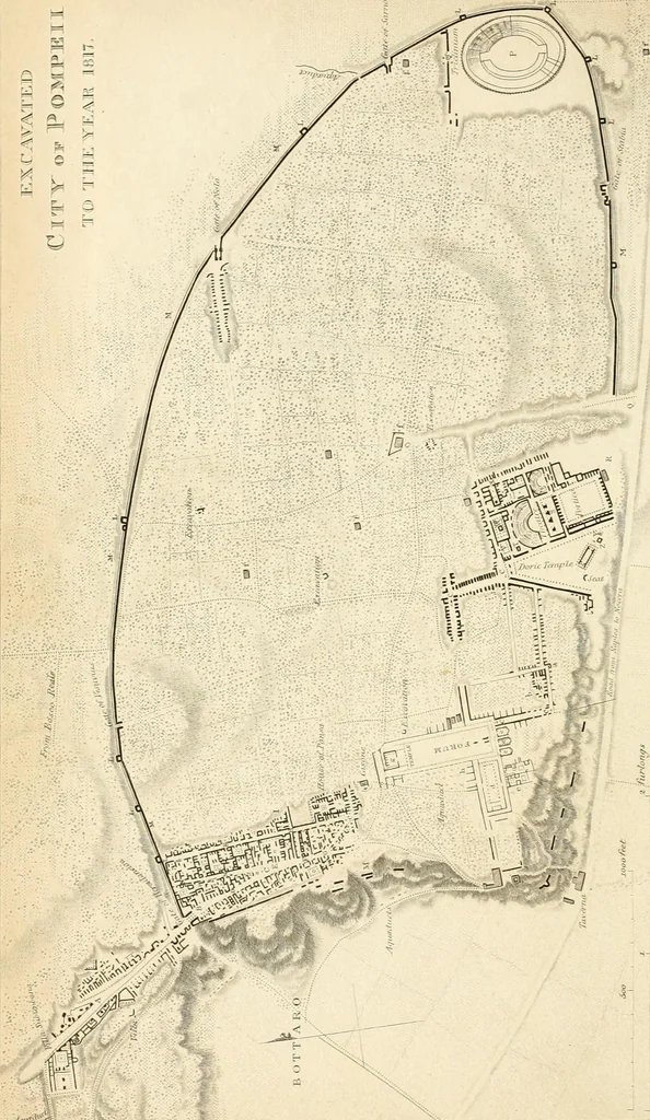 An illustration from Pompeiana : the topography, edifices, and ornaments of Pompeii, 1821, leaf 59