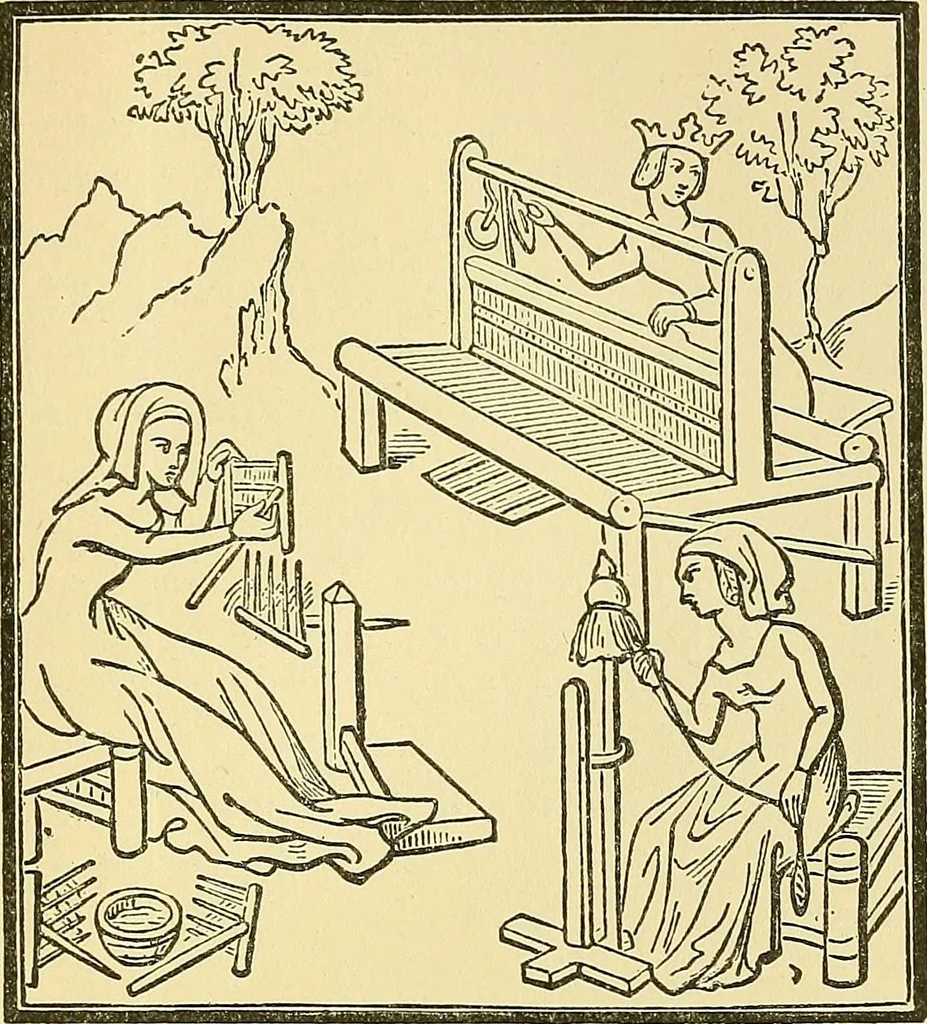 An illustration from Tops, a new American industry; a study in the development of the American worsted manufacture. The Arlington Mills .., 1898, leaf 60
