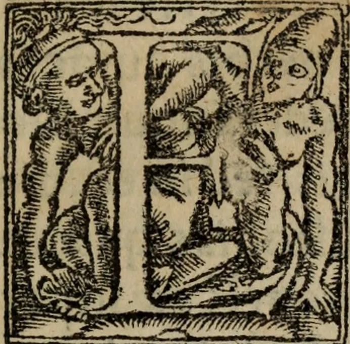 An illustration from Torat ha-mashi'ah : Euangelium secundum Matthaeum in lingua Hebraica, cum uersione Latina, atque annotationibus Seb. Munsteri = Hinnah lakhem ha-meshihiyim ve-ha-yehudiyim torat ha-Elohim hadashah u-kedoshah u-teminah ha-Nikhtavah al yede Matti hamevaser bi-leshon ha-kodesh al l [sic] limud ve-al ayyim shel Adonenu Yeshua ha-Mashia im atakah bi-leshon Romiyi ve-'im kotser ha-perushim : vnà cum epistola D. Pauli ad Hebraeos, Hebraicè & Latinè, 1557, leaf 6