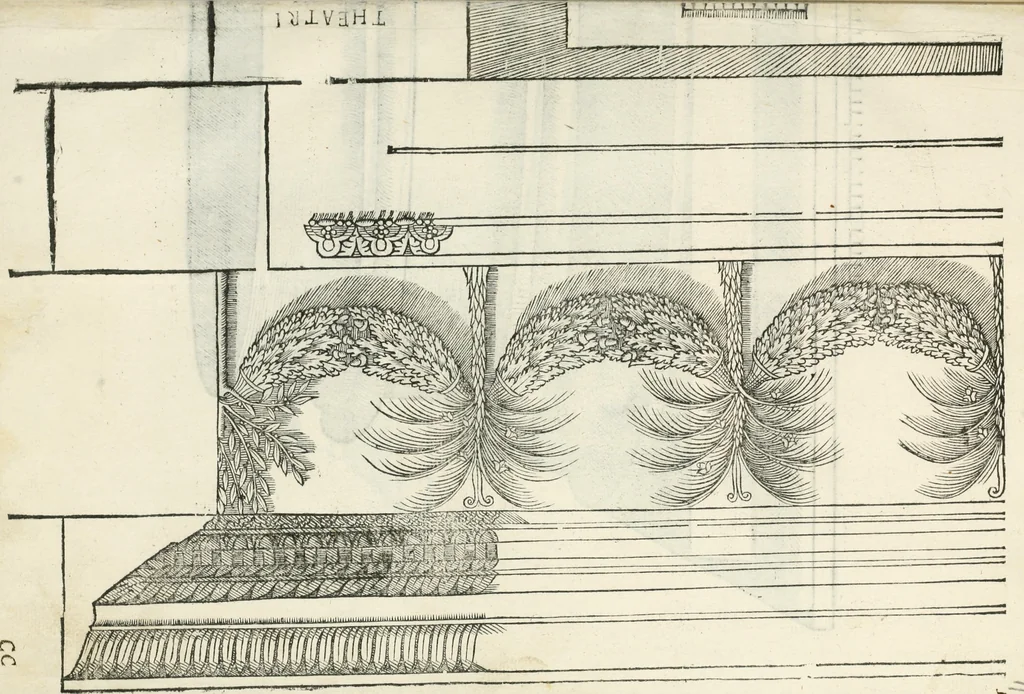 An illustration from Torelli Saraynae Veronensis leg. doct. De origine et amplitudine ciuitatis Veronæ : eiusdem de viris illustribus antiquis veronensibus, de his, qui potiti fuerunt dominio ciuitatis Veronæ, de monumentis antiquis vrbis, & agri veronensis, de interpretatione litterarum antiquarum : index præterea huius operis in calce additus est, 1540, leaf 26
