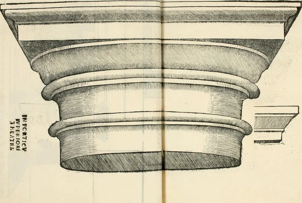 An illustration from Torelli Saraynae Veronensis leg. doct. De origine et amplitudine ciuitatis Veronæ : eiusdem de viris illustribus antiquis veronensibus, de his, qui potiti fuerunt dominio ciuitatis Veronæ, de monumentis antiquis vrbis, & agri veronensis, de interpretatione litterarum antiquarum : index præterea huius operis in calce additus est, 1540, leaf 28