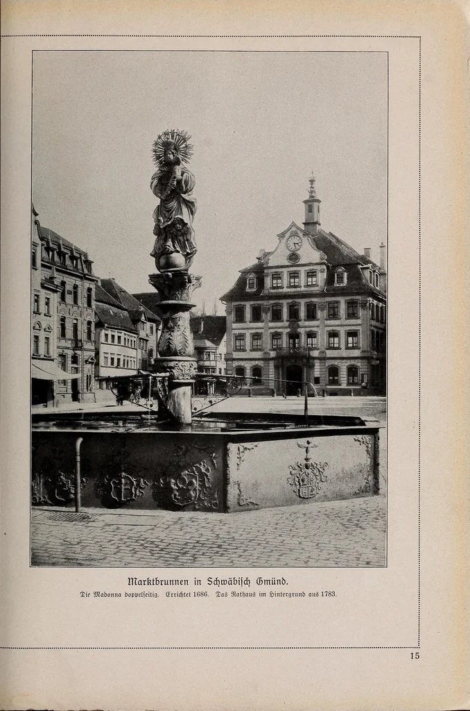 An illustration from Tore, Türme und Brunnen aus vier Jahrhunderten deutscher Vergangenheit .., 1921, leaf 23