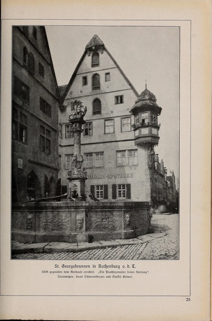 An illustration from Tore, Türme und Brunnen aus vier Jahrhunderten deutscher Vergangenheit .., 1921, leaf 33