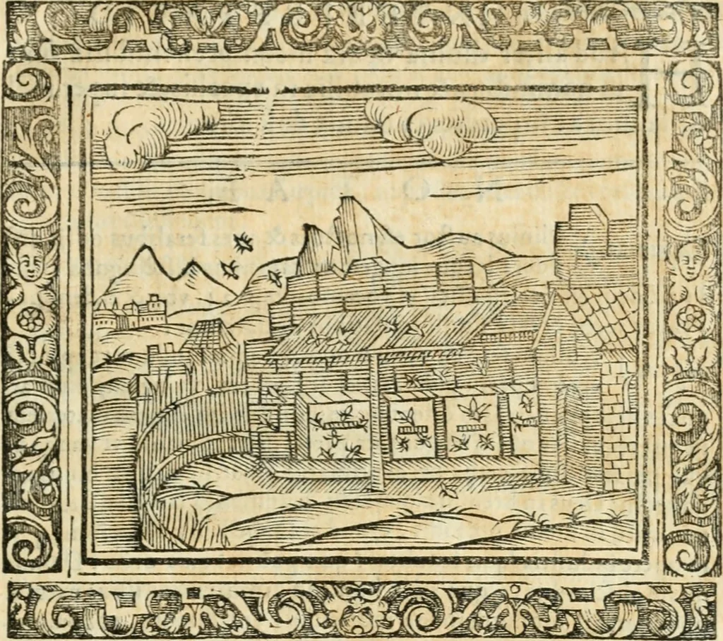 An illustration from Tou Hagiou Patros hemon Epiphaniou, episkopou Konstanteias Kyprou, Peri ton physiologon; tou autou Eis ta baia logos. Sancti patris nostri Epiphanii, Episcopi Constantiae Cypri, Ad physiologum; Eiusdem In die festo palmarum sermo, 1587, leaf 104