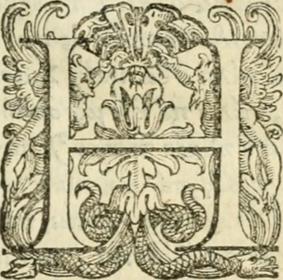 An illustration from Tou Hagiou Patros hemon Epiphaniou, episkopou Konstanteias Kyprou, Peri ton physiologon; tou autou Eis ta baia logos. Sancti patris nostri Epiphanii, Episcopi Constantiae Cypri, Ad physiologum; Eiusdem In die festo palmarum sermo, 1587, leaf 118