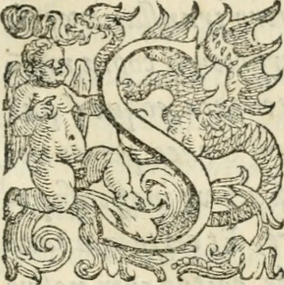 An illustration from Tou Hagiou Patros hemon Epiphaniou, episkopou Konstanteias Kyprou, Peri ton physiologon; tou autou Eis ta baia logos. Sancti patris nostri Epiphanii, Episcopi Constantiae Cypri, Ad physiologum; Eiusdem In die festo palmarum sermo, 1587, leaf 8
