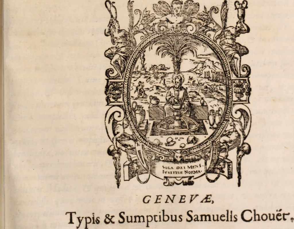 An illustration from [Tou megalou Hippocratous pantōn tōn iatrōn koryphaiou ta euriskomena (romanized form)] Magni Hippocratis, medicorum omnium facile principis, opera omnia quae extant: in VIII. sectiones ex Erotiani mente distributa. Nunc denuo latina interpretatione & annotationibus illustrata, Anutio Foesio, 1657, leaf 470