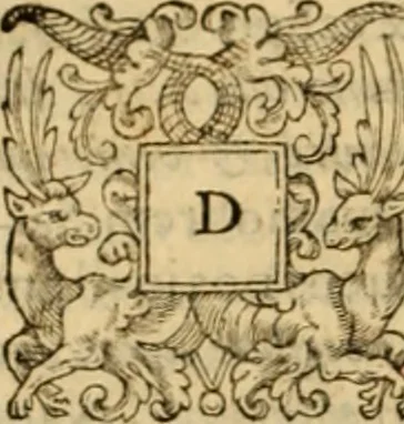 An illustration from Tou en agiois patros emon Athanasiou Archiepiskopou Alexandreias Ta euriskomena apanta. = B. Athanasii archiepiscopi Alexandrini Opera qvæ reperivntvr omnia, : in dvos tomos tribvta. Græce nunc primùm (ex Mss. Codd. Basil. Cantabrig. Palatm. & aliis) in lucem data, cum interpretatione Latine Petri Nannii ... Accesserunt fragmenta varia: notæ variarum lectionum: index triplex, 1601, leaf 103