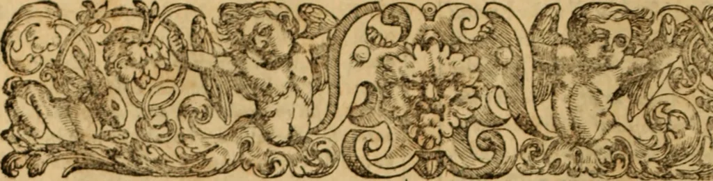 An illustration from Tou en agiois patros emon Athanasiou Archiepiskopou Alexandreias Ta euriskomena apanta. = B. Athanasii archiepiscopi Alexandrini Opera qvæ reperivntvr omnia, : in dvos tomos tribvta. Græce nunc primùm (ex Mss. Codd. Basil. Cantabrig. Palatm. & aliis) in lucem data, cum interpretatione Latine Petri Nannii ... Accesserunt fragmenta varia: notæ variarum lectionum: index triplex, 1601, leaf 443