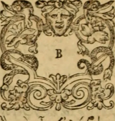 An illustration from Tou en agiois patros emon Athanasiou Archiepiskopou Alexandreias Ta euriskomena apanta. = B. Athanasii archiepiscopi Alexandrini Opera qvæ reperivntvr omnia, : in dvos tomos tribvta. Græce nunc primùm (ex Mss. Codd. Basil. Cantabrig. Palatm. & aliis) in lucem data, cum interpretatione Latine Petri Nannii ... Accesserunt fragmenta varia: notæ variarum lectionum: index triplex, 1601, leaf 443