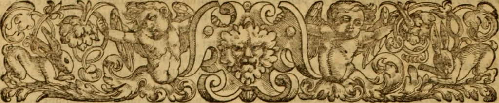An illustration from Tou en agiois patros emon Athanasiou Archiepiskopou Alexandreias Ta euriskomena apanta. = B. Athanasii archiepiscopi Alexandrini Opera qvæ reperivntvr omnia, : in dvos tomos tribvta. Græce nunc primùm (ex Mss. Codd. Basil. Cantabrig. Palatm. & aliis) in lucem data, cum interpretatione Latine Petri Nannii ... Accesserunt fragmenta varia: notæ variarum lectionum: index triplex, 1601, leaf 575
